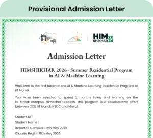  Admission Letter